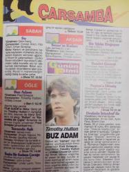 Sabah Tv Film Guide Dergisi - 1-7 Haziran 1992 - Bülent Ersoy - Hülya Koçyiğit - Kemal Sunal - İbrahim Tatlıses - Fatma Girik - Ahu Tuğba - Hülya Avşar -