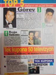 Sabah Tv Film Guide Dergisi - 11-17 Mayıs 1992 - Türkan Şoray - Orhan Gencebay - Oya Aydoğan - Ferdi Tayfur - Tarık Akan - Zeki Alasya - Metin Akpınar -