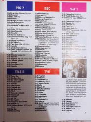 Hürriyet Teleskop Dergisi - 8-14 Şubat 1992 - Ingrid Bergman - Toshiro Mifune - Ahu Tuğba - Volkan Severcan - Pelin Kömükçü - Tarık Tarcan -