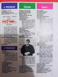 Hürriyet Teleskop Dergisi - 8-14 Şubat 1992 - Ingrid Bergman - Toshiro Mifune - Ahu Tuğba - Volkan Severcan - Pelin Kömükçü - Tarık Tarcan -