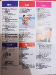 Hürriyet Teleskop Dergisi - 8-14 Şubat 1992 - Ingrid Bergman - Toshiro Mifune - Ahu Tuğba - Volkan Severcan - Pelin Kömükçü - Tarık Tarcan -