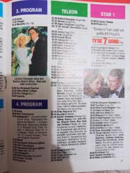 Hürriyet Teleskop Dergisi - 8-14 Şubat 1992 - Ingrid Bergman - Toshiro Mifune - Ahu Tuğba - Volkan Severcan - Pelin Kömükçü - Tarık Tarcan -