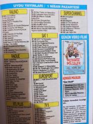Sabah Ekran Dergisi - 30 Mart - 5 Nisan  - Major Dundee - Üç Adam ve Bir Bebek - Cinayet Dosyası - Anadolu'nun Kadın Erenleri - Kaktüs Çiçeği -