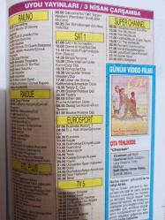 Sabah Ekran Dergisi - 30 Mart - 5 Nisan  - Major Dundee - Üç Adam ve Bir Bebek - Cinayet Dosyası - Anadolu'nun Kadın Erenleri - Kaktüs Çiçeği -