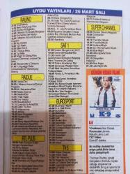 Sabah Ekran Dergisi - 23-29 Mart - Kemal Sunal - Hızır Servis - Adalet Savaşçısı - Yalan Rüzgarı - Muhteşem İkili - İstiridye Avcıları - Mükemmel Tanık -