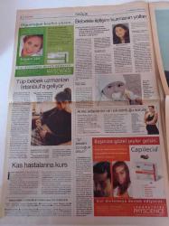 Cumhuriyet Sağlık Gazetesi - 27 Aralık 2005 - Modern Çağın Hastalığı - Nükloplasti Revü Kızlarına Uygulanırdı- - Bebekle İletişim Kurmanın Yillari- Tüp Bebek Uzmanları İstanbul'a Geliyor