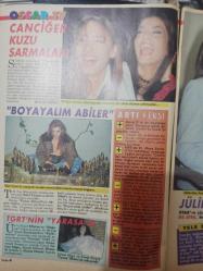 Oscar Tv Dergisi- 25-31 Aralık 1993 - Elif Ilgaz - Ebru Cündübeyoğlu - Sibel Tüzün - Jülide Ateş - Zuhal Olcay - Esin Moralıoğlu - Rana Elik - Orhan Gencabay - Emrah -