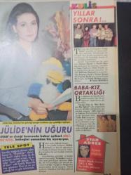 Oscar Tv Dergisi- 25-31 Aralık 1993 - Elif Ilgaz - Ebru Cündübeyoğlu - Sibel Tüzün - Jülide Ateş - Zuhal Olcay - Esin Moralıoğlu - Rana Elik - Orhan Gencabay - Emrah -