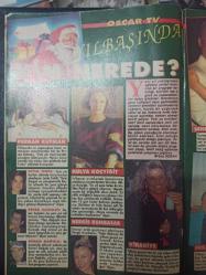 Oscar Tv Dergisi- 25-31 Aralık 1993 - Elif Ilgaz - Ebru Cündübeyoğlu - Sibel Tüzün - Jülide Ateş - Zuhal Olcay - Esin Moralıoğlu - Rana Elik - Orhan Gencabay - Emrah -