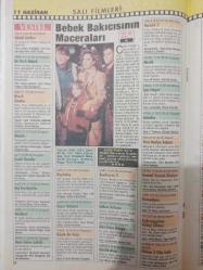 Oscar Tv Dergisi- 8-14 Haziran 1996 - Selen Yıldız - Peker Açıkalın - Yalçın Dümer - Serap Aksoy - Levent Erim - Türkan Şoray - Nilüfer Açıkalın - Ozan Orhon -