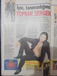 Oscar Tv Dergisi- 15-21 Şubat 1997 - Saynur Kuruç - Oktay Kaynarca - Hamdi Alkan - Bekir Boran - Sermin Karaali - Toprak Sergen - Ebru Kutsal -