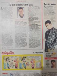 Oscar Tv Dergisi- 20-26 Aralık 1997 - Halil Ergün - Selen Yıldız - Ceyda Düvenci - Güzide Duran - Yeşim Tan - Adnan Şenses - Cüneyt Arkın - Seren Fosforoğlu -