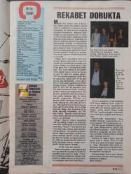 Tv'de Yedigün Gong Dergisi - 8 Eylül 1991 - Aykut Oray - Cem Özer - Levent Kırca - Ahmet Uğurlu - Selin Dilmen - Ayşen Gruda - Tamer Durukan - Samim Değer -