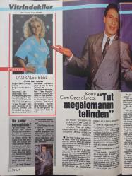 Tv'de Yedigün Gong Dergisi - 8 Eylül 1991 - Aykut Oray - Cem Özer - Levent Kırca - Ahmet Uğurlu - Selin Dilmen - Ayşen Gruda - Tamer Durukan - Samim Değer -