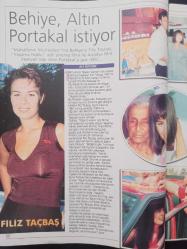 Tele Şamdan Dergisi - 3 Ekim 1998 - Özlem Yıldız - Harun Özakıncı - Mehmet Ali Erbil - Filiz Taçbaş - Emre Matraş - Pınar Altuğ - Ceyda Düvenci - Haluk Bilginer -