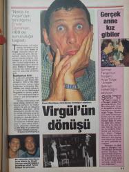 Oscar Tv Dergisi- 24 Haziran - 1 Temmuz 1995 - Nurseli İdiz - Meltem Cumbul - Yaprak Özdemiroğlu - Mehmet Ali Erbil - Erdal Özyağcılar - İpek Tuzcuoğlu -