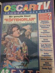 Oscar Tv Dergisi- 7-13 Ocak - Şevket Altuğ - Meltem Cumbul - Huysuz Virjin - Seçil Heper - Levent Tülek - Candan Erçetin - Özlem Savaş - Cihat Tamer -