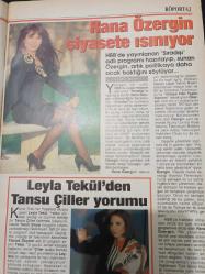 Oscar Tv Dergisi- 21-27 Ocak - Banu Usluer - Süheyl ve Behzat Uygur - Sinan Bengier - Kibariye - Cem Kurdoğlu - Mithat Körler - Gönül Ülkü - Rana Özergin -