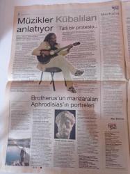 Cumhuriyet Haftasonu Gazetesi - 1 Kasım 2008 - Sayı 127 - Hatice Aslan Fotoğrafı - Nuri Bilge Ceylan - Üç Maymun Filmi - Kemandan Baleye Mazlum Çimen - Erkan Can - Ceyda Düvenci