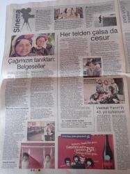 Cumhuriyet Haftasonu Gazetesi - 14 Mart 2009 - Cemal Süreyya - Neden Hatay'a Gidilir - Dinamo'nun Gençleri Birçok Menekşe - Kıymete Binen Ressam Ve İkiyüzlülük - Güneşi Gördüm - Mahsun Kırmızıgül