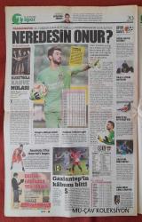 Türkiye Gazetesi 23 Aralık 2014 Gülen'in İadesi Zor,Gaziantep'in Kabusu Bitti,Trabzonspor Lig Tarihinin En Kötü Kaleci Performansını Sergiliyor,Bursa'ya Avrupa Şoku,Aslan Açılımı,Karambolcü Fener