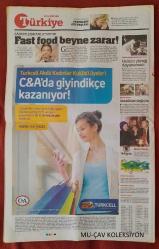 Türkiye Gazetesi 23 Aralık 2014 Gülen'in İadesi Zor,Gaziantep'in Kabusu Bitti,Trabzonspor Lig Tarihinin En Kötü Kaleci Performansını Sergiliyor,Bursa'ya Avrupa Şoku,Aslan Açılımı,Karambolcü Fener