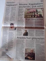 Cumhuriyet Haftasonu Gazetesi - 26 Eylül 2009 - Sayı 174 - Ersen Özpirinççi Ben Onu Yetiştirdim O da Beni - Erzurum'un Da Taşı Toprağı Altın - Sokak Modası Popüler Modayı Döver