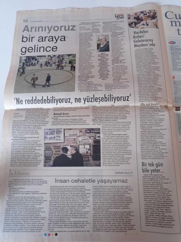 Cumhuriyet Haftasonu Gazetesi 19 Eylül 2009 Sayı 173 Emre  