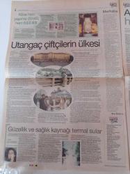 Cumhuriyet Haftasonu Gazetesi - 28 Temmuz 2007 - Sayı 61 - Doğa Rutkay Fotoğrafı - Kendimizi Müzikle Koruyoruz - Yürekten Gelen Dram - Güneşin Batmadığı Ülke Finlandiya - Türkiye'de Beyin Yetim Bir Organ