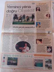 Cumhuriyet Haftasonu Gazetesi - 28 Temmuz 2007 - Sayı 61 - Doğa Rutkay Fotoğrafı - Kendimizi Müzikle Koruyoruz - Yürekten Gelen Dram - Güneşin Batmadığı Ülke Finlandiya - Türkiye'de Beyin Yetim Bir Organ