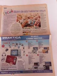 Cumhuriyet Haftasonu Gazetesi - 28 Temmuz 2007 - Sayı 61 - Doğa Rutkay Fotoğrafı - Kendimizi Müzikle Koruyoruz - Yürekten Gelen Dram - Güneşin Batmadığı Ülke Finlandiya - Türkiye'de Beyin Yetim Bir Organ