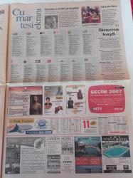 Cumhuriyet Haftasonu Gazetesi - 23  Haziran 2007 - Sayı 56 - Şener Şen Fotoğrafı - Kabadayı'nın Ödediği Bedel - Mağara Adamından Bile Daha Geriyiz - Tertemiz Bir Enerji Gençlik