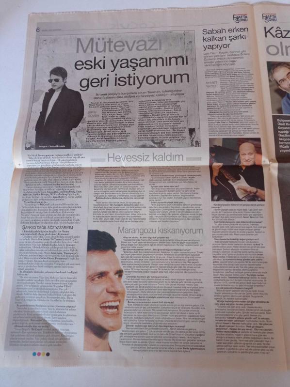 Cumhuriyet Haftasonu Gazetesi 9 Şubat 2008 Sayı 89 Nazım  