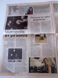 Cumhuriyet Haftasonu Gazetesi - 22 Mart 2008 - Sayı 95 - İnsan Ruhuna Aykırı Davranıyoruz - Nehir Erdoğan Fotoğrafı - Bez Bebek Türküleri Dünyaya Tanıtıyor - 19. Ankara Uluslararası Film Festivali