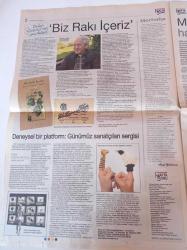 Cumhuriyet Haftasonu Gazetesi - 19 Temmuz 2008 - Sayı 112 - Ezel Akay Cahil Yönetmen Çok - Deniz Türkali - Joker Filmi - Hollywood'un Küçük Sırlarının En Kirlisi