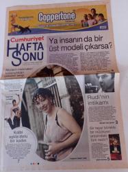 Cumhuriyet Haftasonu Gazetesi - 5 Temmuz 2008 - Sayı 110 - Şebnem Sönmez Fotoğrafı - Bir Demet Tiyatro Rudi Dutschke'nin İntikamı - Ya İnsanın Da Bir Üst Modeli Çıkarsa