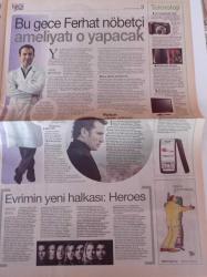 Cumhuriyet Haftasonu Gazetesi - 31 Mart 2007 - Sayı 44 - Ferhat Göçer Fotoğrafı - Bollwood'la Yakın Temas - Hırçın Gelin Yonca Cevher - Oyuncak Almak Ciddi İştir