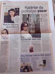 Cumhuriyet Haftasonu Gazetesi - 31 Mart 2007 - Sayı 44 - Ferhat Göçer Fotoğrafı - Bollwood'la Yakın Temas - Hırçın Gelin Yonca Cevher - Oyuncak Almak Ciddi İştir