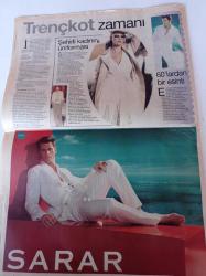 Cumhuriyet Haftasonu Gazetesi - 31 Mart 2007 - Sayı 44 - Ferhat Göçer Fotoğrafı - Bollwood'la Yakın Temas - Hırçın Gelin Yonca Cevher - Oyuncak Almak Ciddi İştir