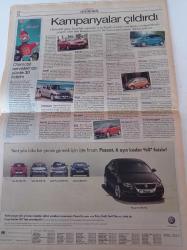 Cumhuriyet Otomobil Gazetesi - 23 Aralık 2005 - Motorlu Taşıtlar Vergisi Yine Arttı - Lada - Nissan - Mitsubishi - Peugeot - Renault - Suzuki - Toyota