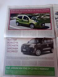 Cumhuriyet Otomobil Gazetesi - 4 Aralık 2010 - Ticari Araçlar - Fiat Başarıyla Geleceğe Taşıyor - Elektrikli Fiat Doblo - Renault Trafic Sınıf Atladı - Ford Yenilenen Transit İle Çok İddialı