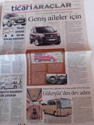 Cumhuriyet Otomobil Gazetesi - 4 Aralık 2010 - Ticari Araçlar - Fiat Başarıyla Geleceğe Taşıyor - Elektrikli Fiat Doblo - Renault Trafic Sınıf Atladı - Ford Yenilenen Transit İle Çok İddialı