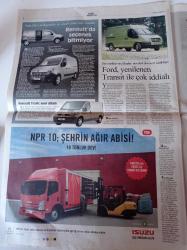 Cumhuriyet Otomobil Gazetesi - 4 Aralık 2010 - Ticari Araçlar - Fiat Başarıyla Geleceğe Taşıyor - Elektrikli Fiat Doblo - Renault Trafic Sınıf Atladı - Ford Yenilenen Transit İle Çok İddialı