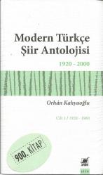 Modern Türkçe Şiir Antolojisi 2 Kitap Takım - Cilt 1 / 1920-1960 - Cilt 2 / 1690-2000