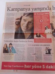 Cumhuriyet GSM Gazetesi - 15 Mayıs - Cepte Para Yeniden Keşfedildi - Tarifemiz Yalın Avantajımız Net - Vodafone - Turkcell - Avea- Kontörlerim Ne Olacak- Tarife Değişikliğine Gerek Kalmadı
