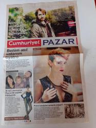 Cumhuriyet Pazar Gazetesi - 9 Kasım 2014 - Sayı 1494 - Özge Özder Fotoğrafı - Benim Asıl Vatanın Tiyatro - Sezgi Mengi - Petrol Savaşları Sona Mı Eriyor