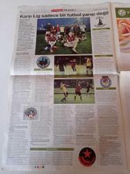 Cumhuriyet Pazar Gazetesi - 16 Mart 2014 - Sayı 1460 - Didem Balçın Ve Barış Atay Fotoğrafı - Redhack - Kıvanç Tatlıtuğ - Kenan İmirzalıoğlu - Karşı Lig Başka Bir Futbol Mümkün