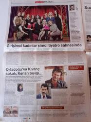 Cumhuriyet Pazar Gazetesi - 16 Mart 2014 - Sayı 1460 - Didem Balçın Ve Barış Atay Fotoğrafı - Redhack - Kıvanç Tatlıtuğ - Kenan İmirzalıoğlu - Karşı Lig Başka Bir Futbol Mümkün