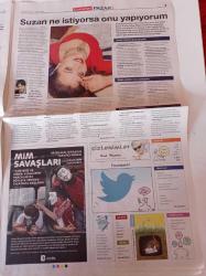 Cumhuriyet Pazar Gazetesi - 16 Mart 2014 - Sayı 1460 - Didem Balçın Ve Barış Atay Fotoğrafı - Redhack - Kıvanç Tatlıtuğ - Kenan İmirzalıoğlu - Karşı Lig Başka Bir Futbol Mümkün