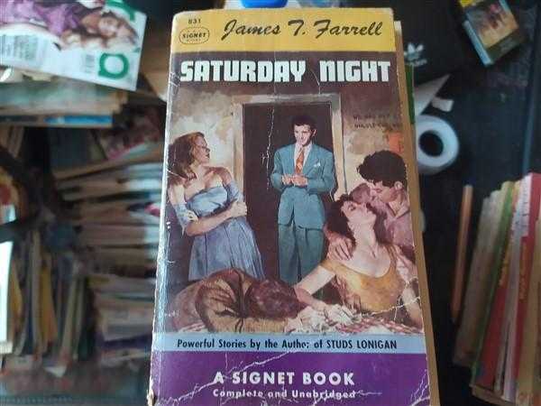 Saturday Night, James Farrell İkinci El Kitap kitantik